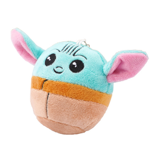 Cute Cartoon Star Wars Baby Yoda Plush Doll Pendant Creative Personalized Keychain Doll Accessories