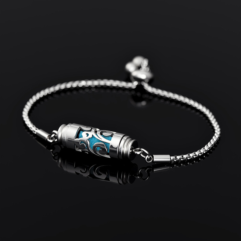 New Fashion Aromatherapy Pendant Bracelet Adjustable Perfume Essential Oil Diffuser Women's Titanium Steel Bracelet Jewelry Bracelet New Fashion Aromatherapy Pendant Bracelet Adjustable Perfume Essential Oil Diffuser Women's Titanium Steel Bracelet Jewelry Bracelet