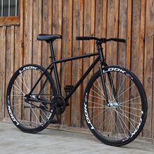 死飞自行车成人2426寸倒刹倒骑活飞女学生男款实心胎单车