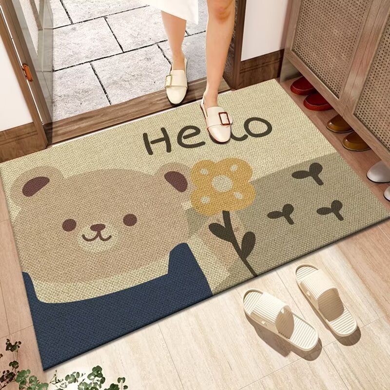 린넨 흡수성 바닥 매트 8