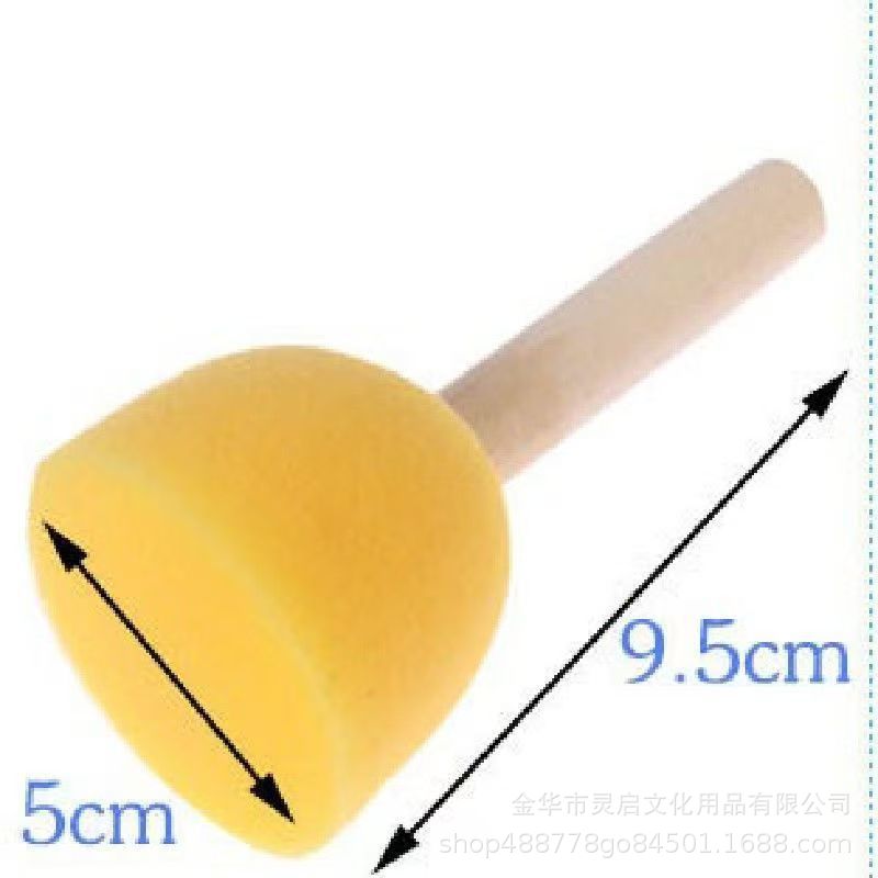 Fabricantes de pintura infantil al por mayor esponja pintura cepillo esponja sello cabeza de hongo EVA rodillo sello diy arte graffiti