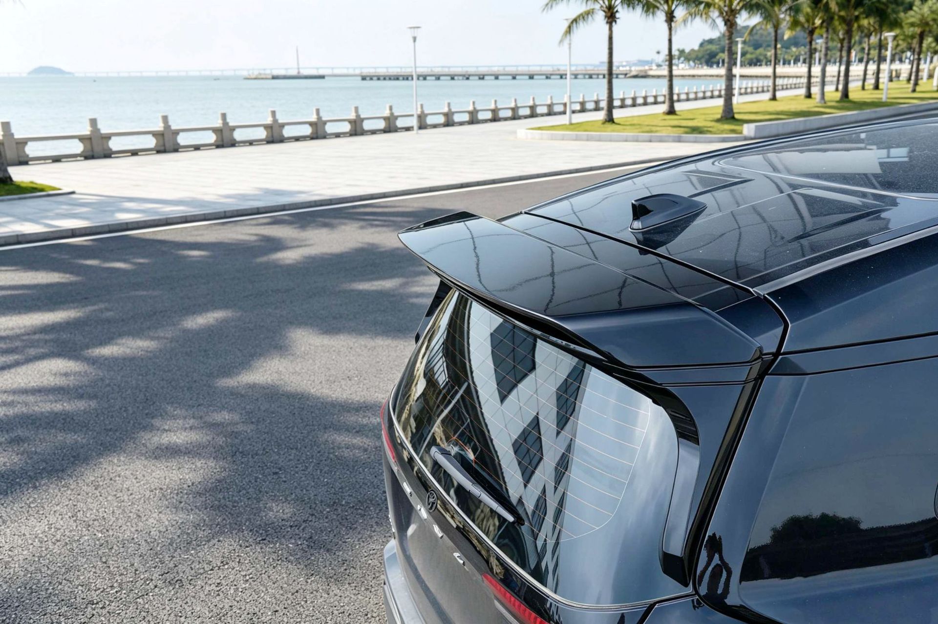 Suitable for 26 Models of Rav4, Rongfang, and Wildlander Modified Front Spoiler, Side Skirts, Rear Bumper, Roof Wing, Rear Diffuser, and Louvered Spoiler