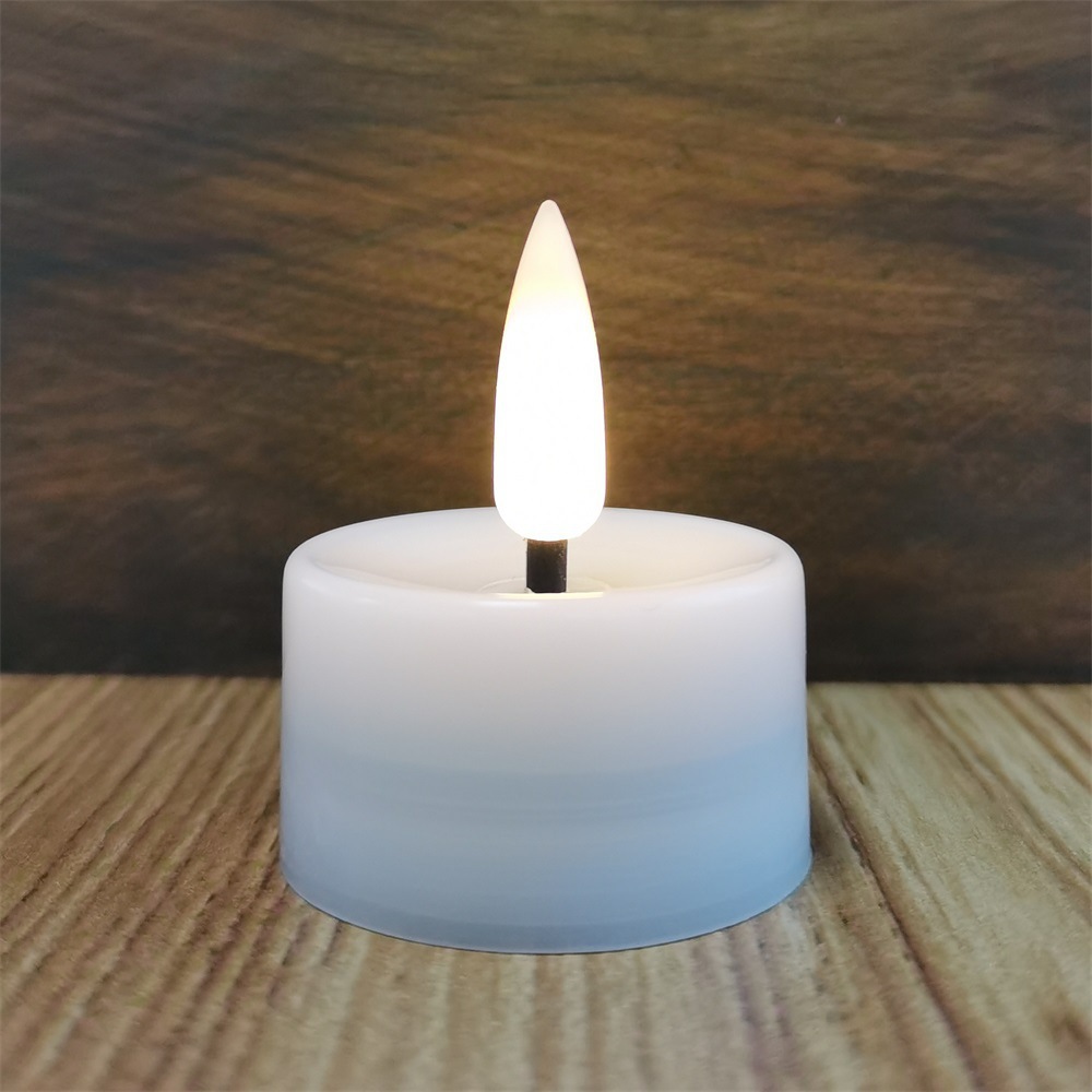 2032 bala pequeña cera de té LED vela electrónica luz transfronteriza Venta caliente cumpleaños boda arreglo vela lista en Stock