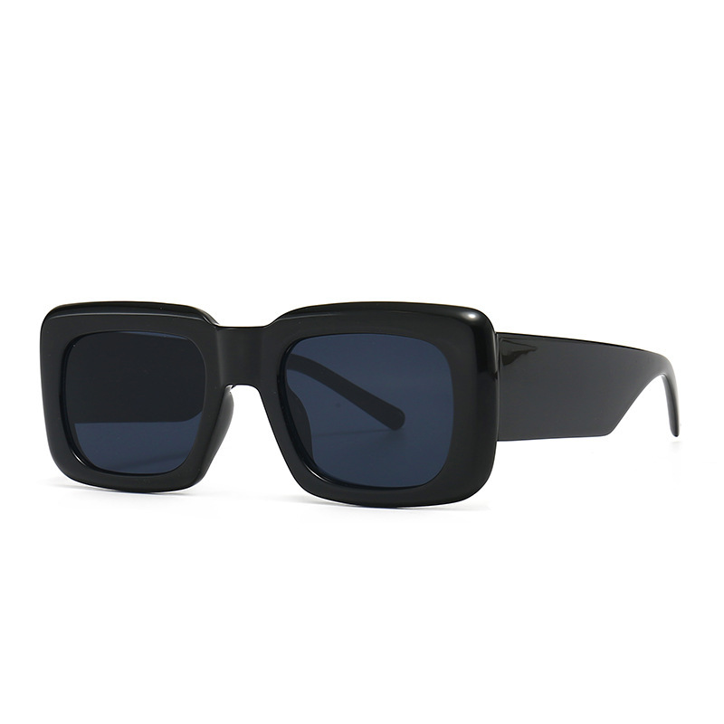 New European And American Sunglasses Ins Fashion Square Sunglasses Men's Large Frame Sunglasses Women's Sunglasses