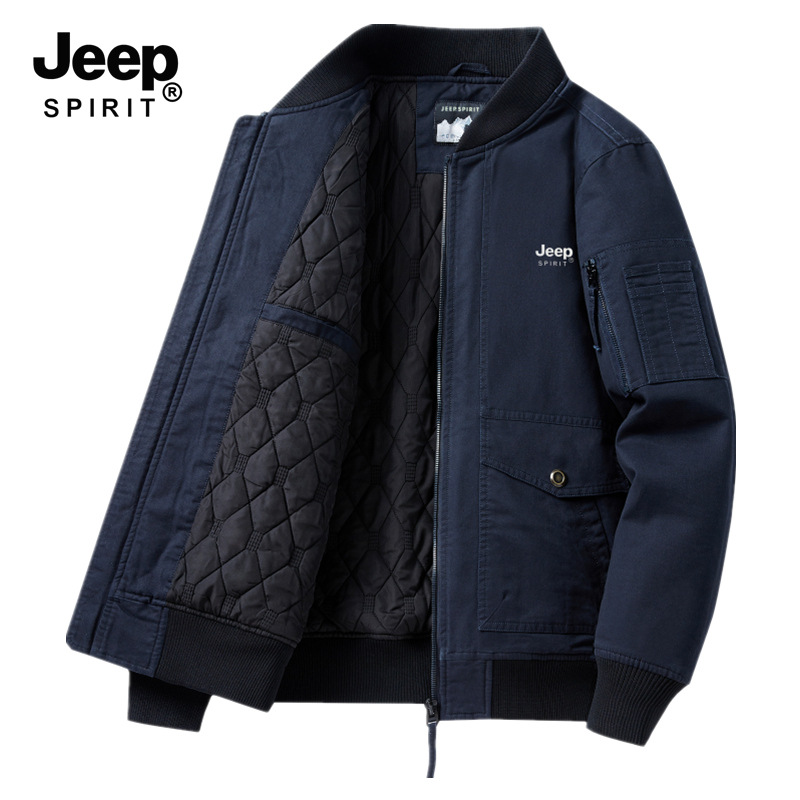 Demi-season down jacket for leisure
