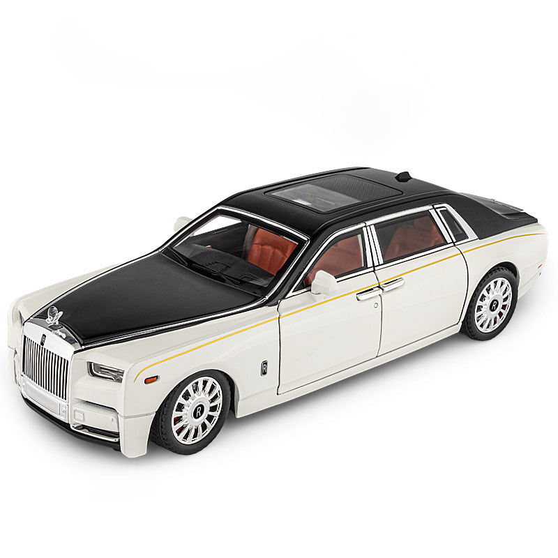 1:18 modelo de aleación fantasma de cuatro ruedas de amortiguación de retroceso de simulación de coleccionistas de automóviles comerciales adornos temu venta caliente