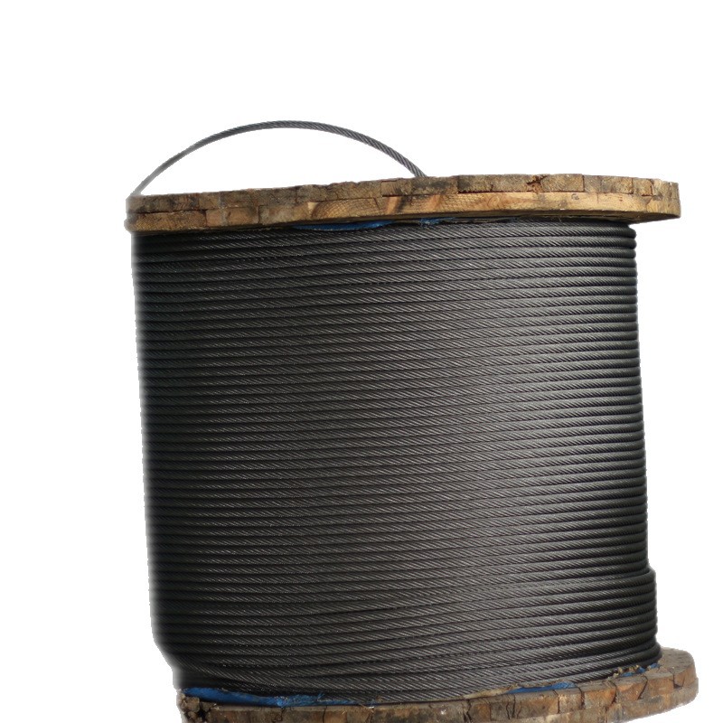 Cuerdas de acero de elevador 8x19S de alta resistencia al desgaste 6 8 10 12 cuerda de elevador de carga tripulada cuerda de tracción