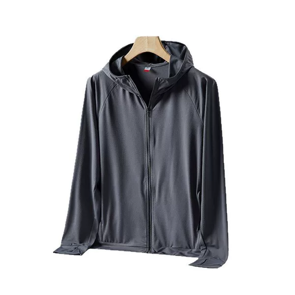 Outdoor Sun Protection Clothing high quality Pressure Adhesive Anti-ultraviolet Sun Protection Clothing for Men and Women Summer Ice Silk Sun Protection Sports Cross-border