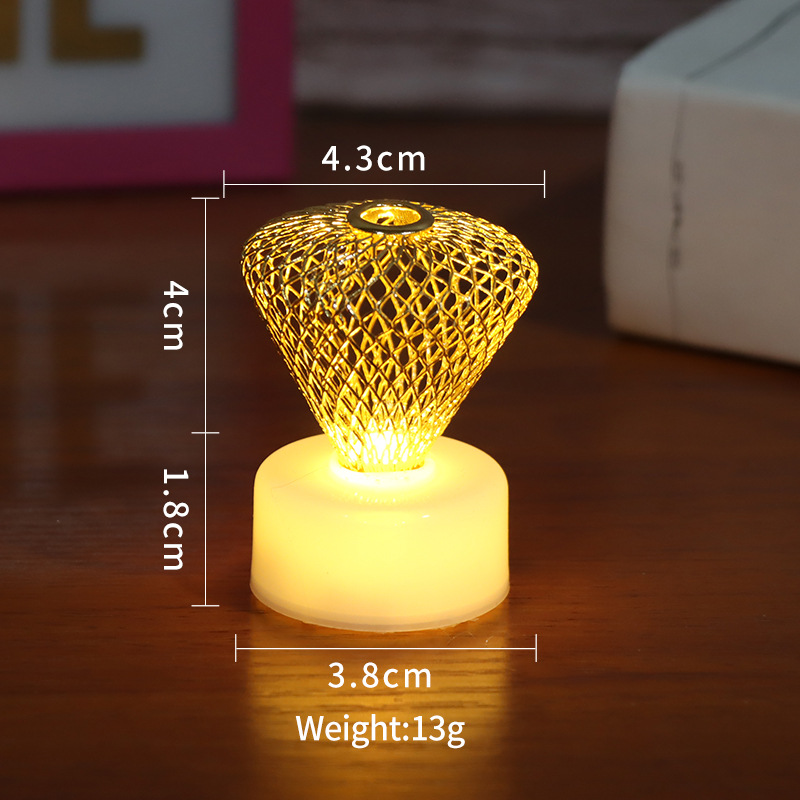 Nueva Venta caliente transfronteriza lámpara de la vela de hierro Marruecos Tenis lámpara deseo propuesta lámpara de la vela lámpara de la piña al por mayor