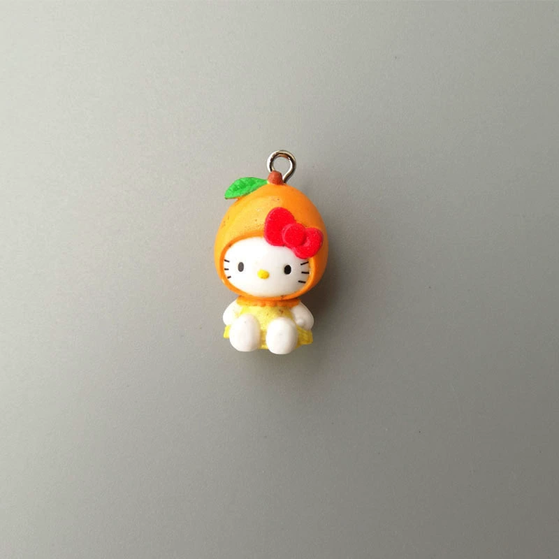 Hello Kitty, маленькая мини-фигура, подвеска, handmade