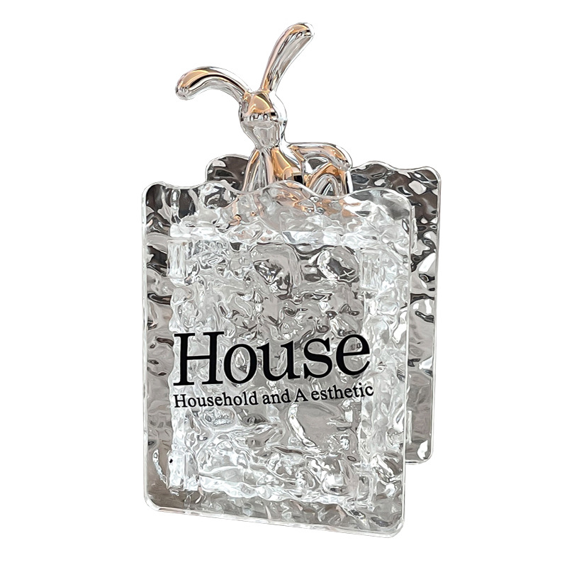 Caja de algodón de patrón glacial, alto valor facial, tambor de palillos de dientes, caja de almacenamiento de algodón de lujo ligero, caja de hilo dental de lujo ligero con cubierta creativa