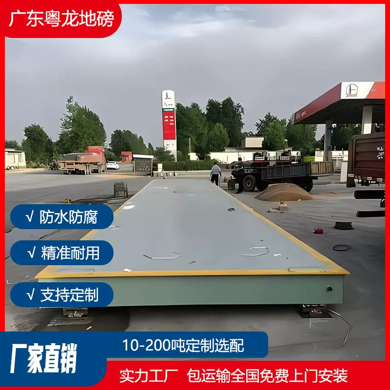 广东粤龙地磅厂生产10-200吨大型汽车衡3米18米地上衡100吨地上磅