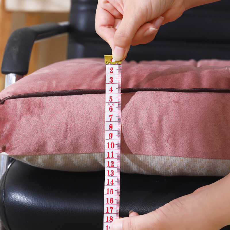 Color sólido transfronterizo engrosado cojín cuadrado cojín de asiento doméstico cojín de oficina cojín de invierno al por mayor