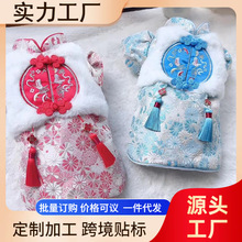狗狗衣服新年喜庆唐装加厚保暖秋冬天马甲过年幼犬幼猫宠物狗唐装