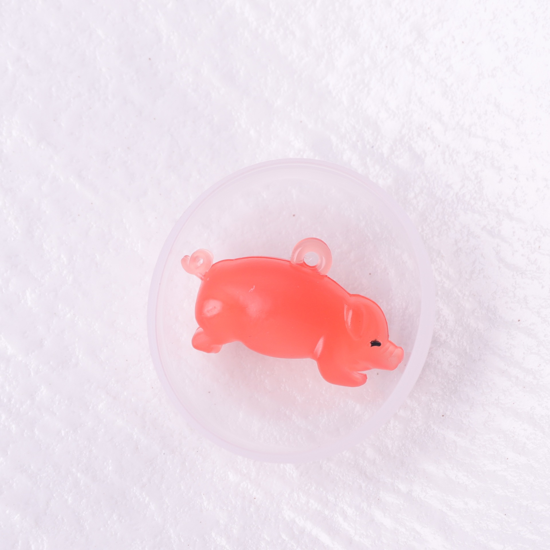 Gacha de 45mm creativo lindo pato asado que cambia de color Gacha transparente mezclado Gacha de juguete bola de juguete regalo
