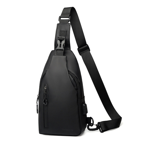 Men's Bag New Outdoor Large Capacity Men's Chest Bag Fashion Simple Casual Trendy Shoulder Crossbody Bag Wholesale Shipping