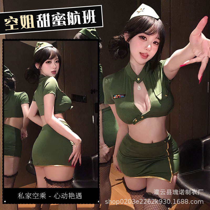 Guino Erotic Lingerie Pure Desire Mature Female Police Uniform Cosplay Sexy Stewardess Passionate Nightclub Bodycon Dress Young Woman Role Play Guino Erotic Lingerie Pure Desire Mature Female Police Uniform Cosplay Sexy Stewardess Passionate Nightclub Bodycon Dress Young Woman Role Play