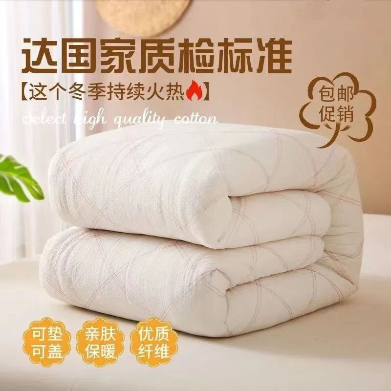 Cotton Quilt Student Dormitory Mattress Single Cotton Quilt Core Spring Autumn Winter Thickened 5kg Quilt Bedding