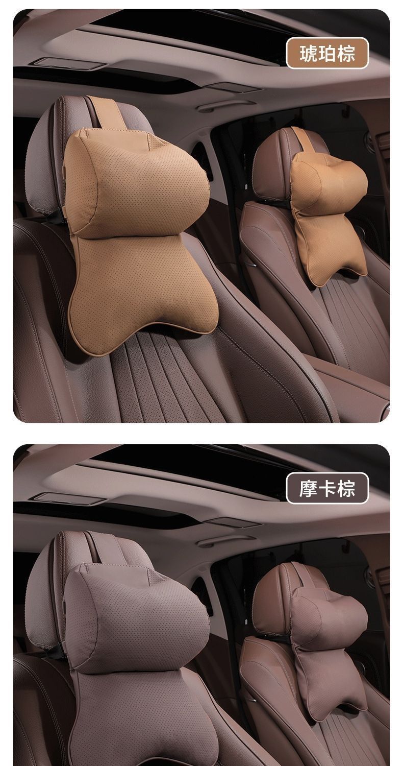 Car Headrest, Comfortable Neck Pillow, Integrated All-Season Seat Shoulder Pillow, Support Pillow, Car Headrest and Lumbar Support