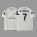 15-16 UCL Champions Real Madrid Home #7 C. Ronaldo + Patch