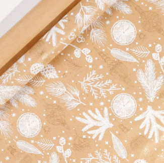 Transfronterizo Amazon nuevo papel de embalaje de regalos de Navidad espuma de oro barrido papel de embalaje de cajas de regalo al por mayor