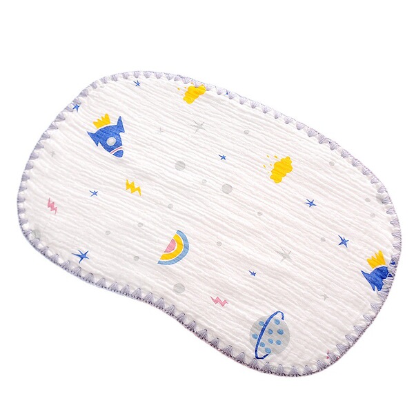 Children's gauze breathable headrest pillow for new born