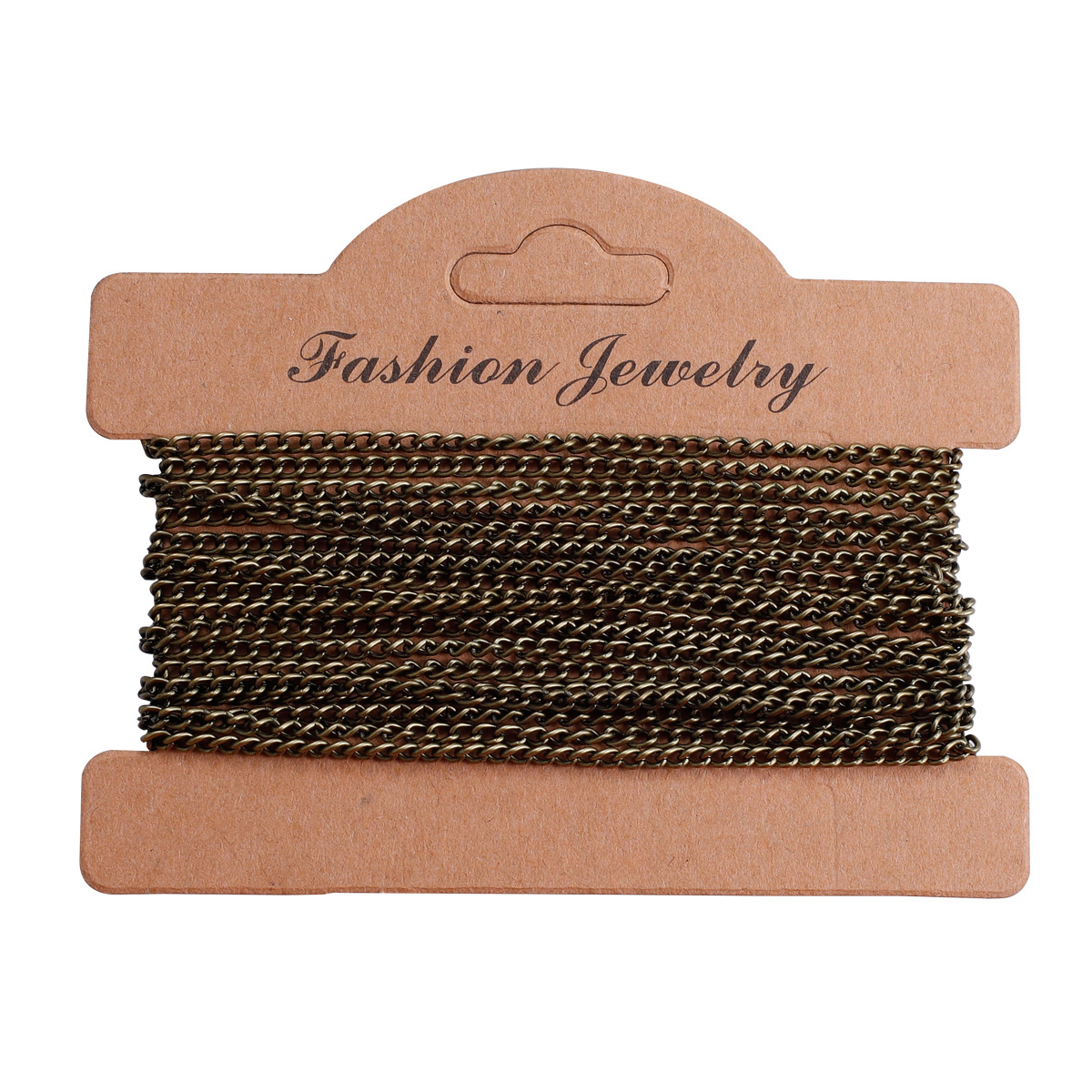 2,5mm 3,5mm cadena secreta plana hecha a mano DIY joyería collar pulsera 3 M cadena de hierro plateado 9 colores opcionales