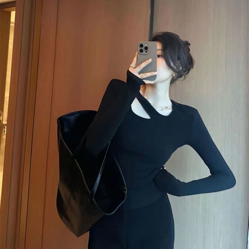 80-200斤双面磨毛德绒打底衫女秋冬季纯欲感显瘦遮肉t恤大码|undefined