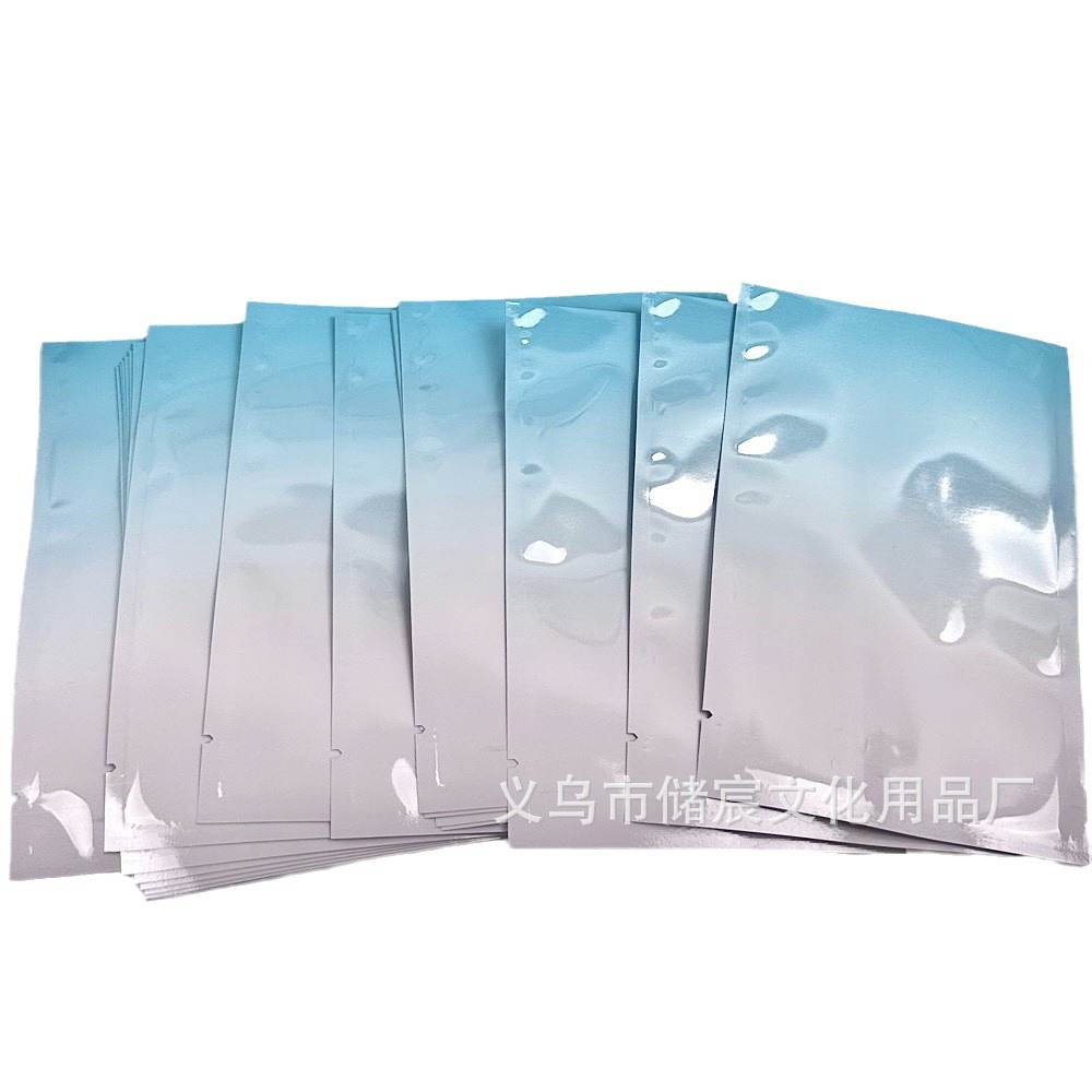 Bolsa de regalo de bolsillo plano azul degradado Rosa ins tarjeta pequeña titular de la tarjeta de mano Tarjeta de Cuenta de embalaje bricolaje sorpresa bolsa ciega bolsa de sellado térmico