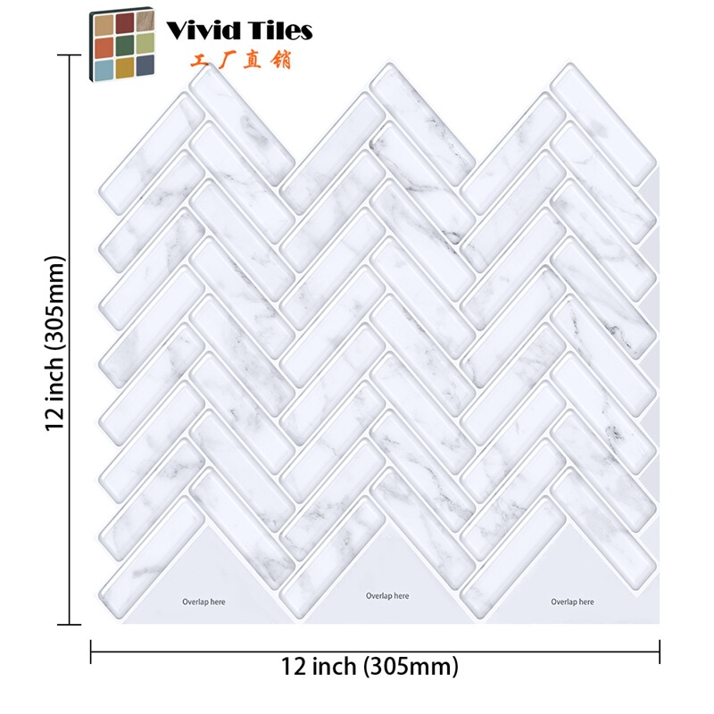 Marble herringbone self-adhesive drop glue wall stickers waterproof oil home decoration kindergarten DIY shop renovation Marble herringbone self-adhesive drop glue wall stickers waterproof oil home decoration kindergarten DIY shop renovation