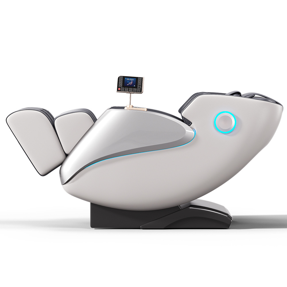 Sillón de masaje totalmente automático, inteligente, eléctrico, tipo cápsula espacial, venta al por mayor transfronteriza, personalizado, de gravedad cero, para masaje corporal completo en casa.
