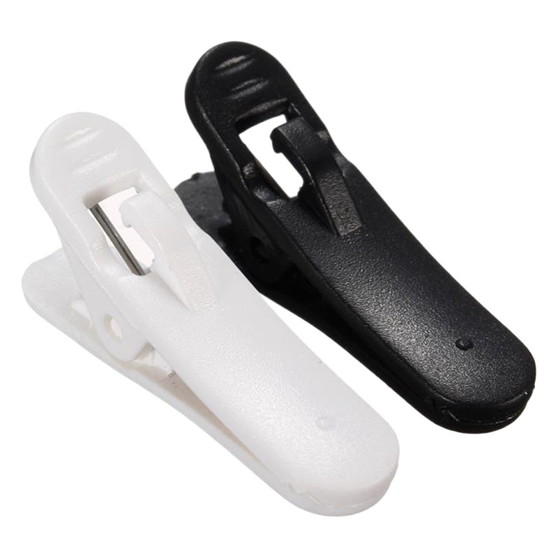 Clip de cable de los auriculares de línea larga clip de cable de pico de pato tira redonda clip de auriculares