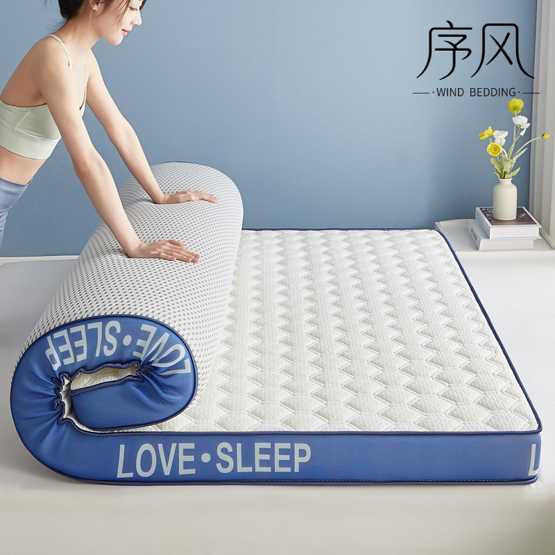 Latex Memory Foam Mattress Cover, Household Soft Cushion, Bedroom Dormitory Student Single/Double Tatami Sponge Mat