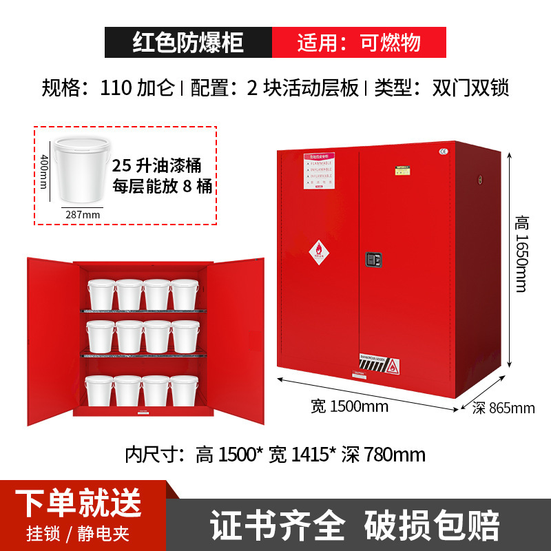 110 Gallon Thick Red