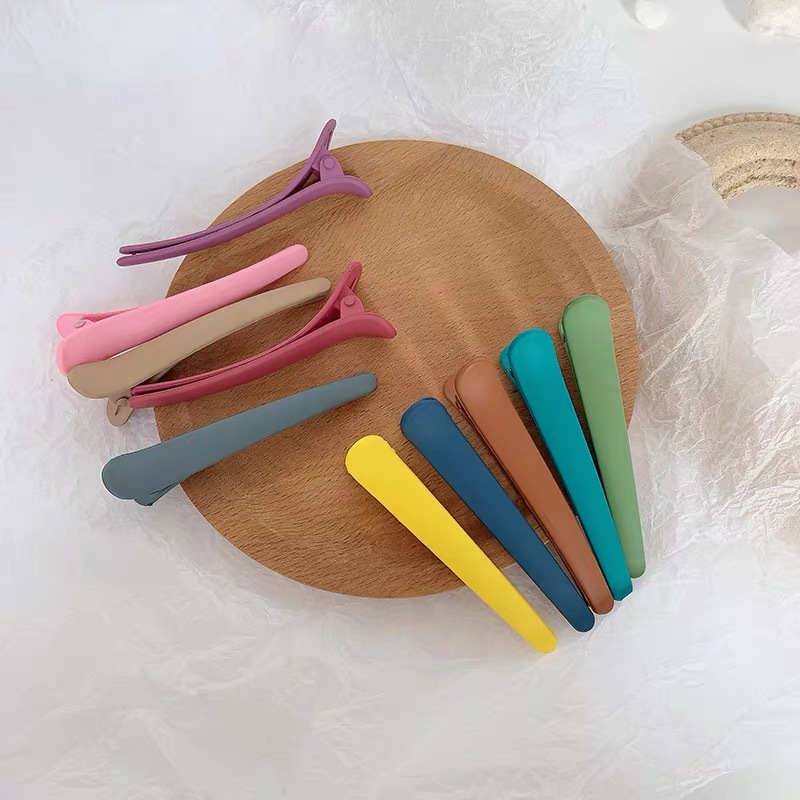 크로스 보더 매트 머리핀 스타일링 메이크업 대형 오리 지폐 클립 세척 얼굴 앞머리 클립 서브넷 빨간 머리 카드 여성용 간단한 머리 장식