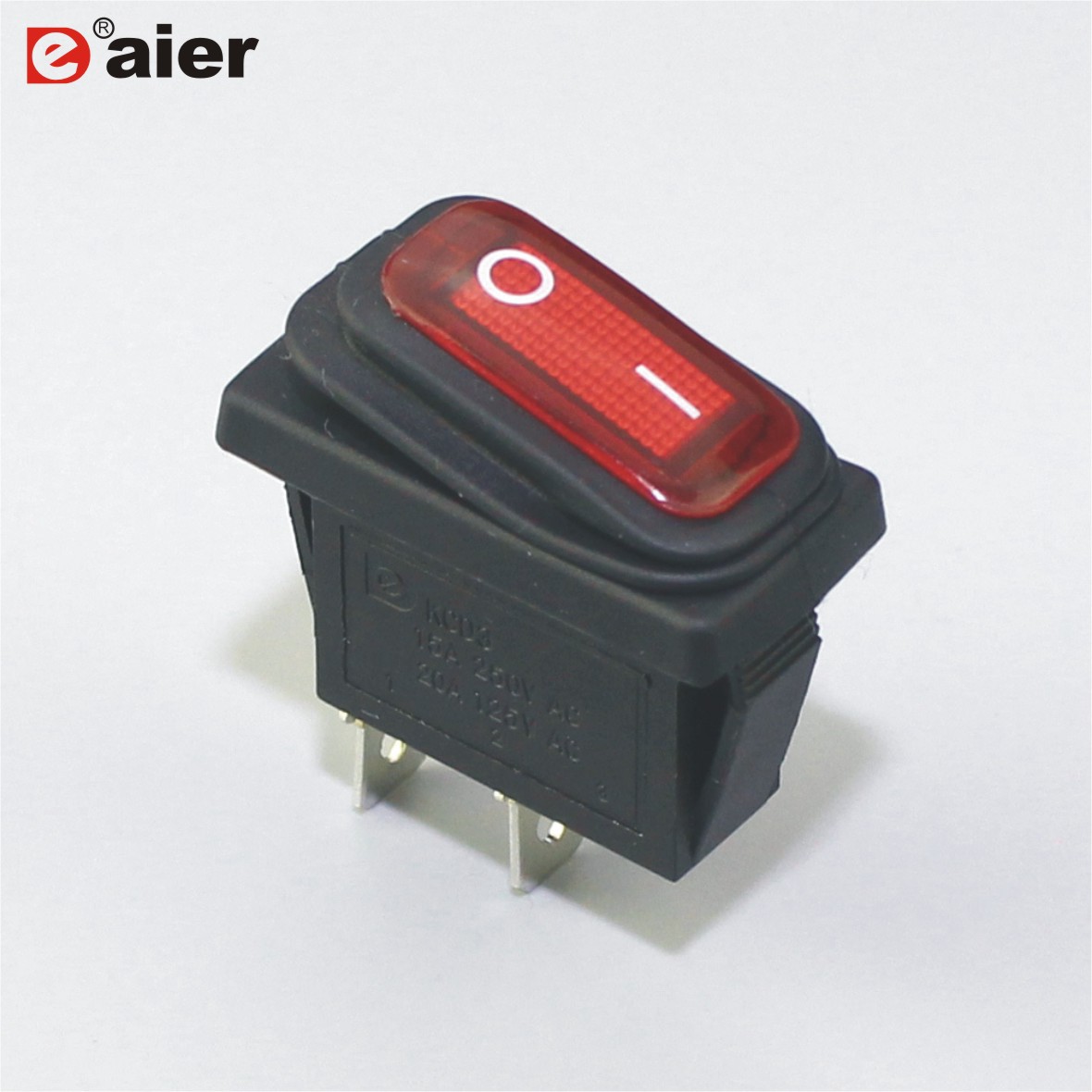 KCD3-101W防水船型开关 船形开关 防水翘板开关 电热锅电源开关