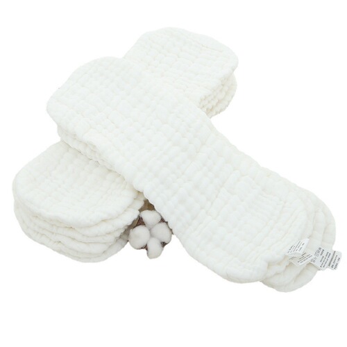 Newborn diaper all-cotton gauze baby diaper washable ten-layer gauze pure cotton baby cotton liner fabric wholesale