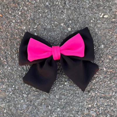 Motosiklet dəbilqələri | Sticker - color-block-bow-black-rose