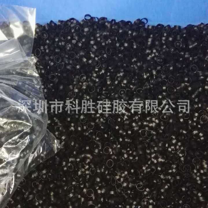 黑色硅胶圈数据线绑带硅扎线圈 彩色硅胶带USB数据线耳机扎线圈