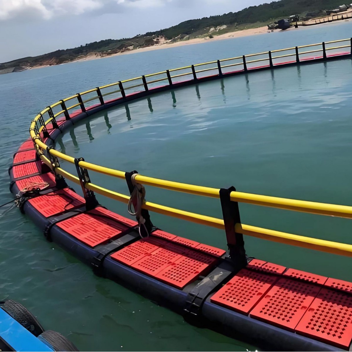 Tubo de PE para pastos marinos tubo de cría de jaula de estructura hdpe polietileno de alta densidad tubo de cría de pesca image 3
