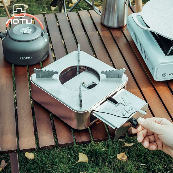 Alcohol stove small hot pot solid stove dormitory pot household stainless steel alcohol stove base commercial restaurant stove