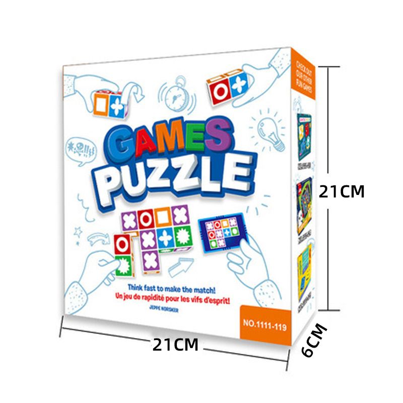 Cross-border spatial logical thinking board game GAMES PUZZLE matching game children's early education parent-child interactive toys