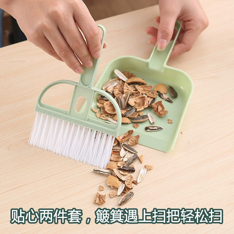 Маленькая Метла Совок костюм для уборки рабочего стола Детские вентиляторы бытовой подметальный стол пыль спальня офис Лопата для мусора