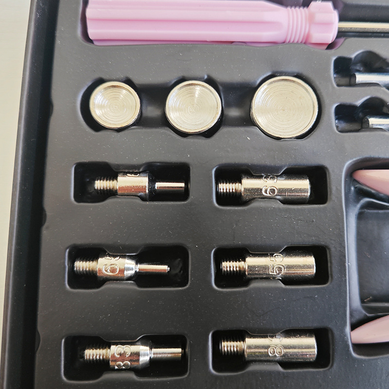 Botón a presión de resina T5 831 botón de metal 9,5mm hebilla de cinco garras juego completo de herramientas de instalación alicates de presión de mano transfronterizo