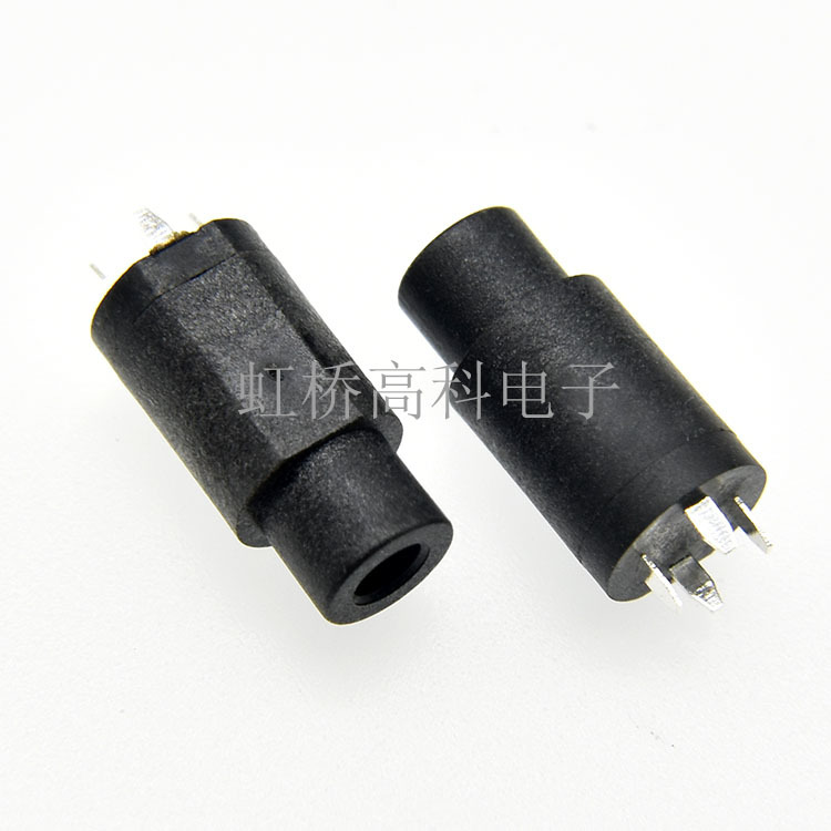 PJ-210立式耳机座PJ-212 4P插脚 防水音频/电源插座 2.5-4节圆形