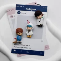 Bubble Mart Blind Box Hirono Ono Tide Play Игрушка кукла Небольшой орнаж DIY Аксессуары Милый подарок оптом