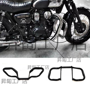 Suitable for Kawasaki W400 W650 W800 Modified Bumper, Insurance Frame, Anti-Fall Guard, Engine Guard