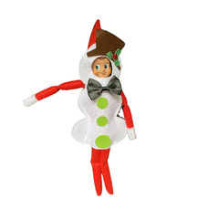 Christmas shelf elf doll clothes gingerbread man snowman elf Christmas set direct from the factory