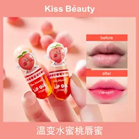 KissBeauty изменение температуры капсула блеск для губ изменение цвета глазурь для губ увлажняющая легко окрашиваемая глазурь для губ нелегко прикоснуться чашка оптовая продажа с фабрики
