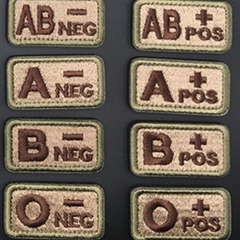 3D embroidered floral patch magic outdoor products Amazon bag with embroidered floral patch chest strip armband magic blood type